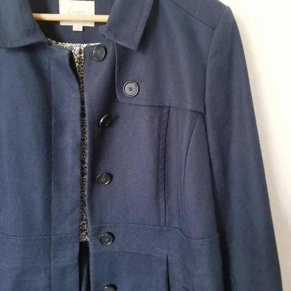 LOFT Mid Length Lined Coat - Picture 3 of 14